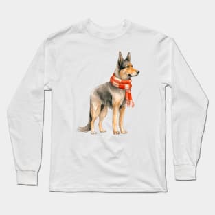 Winter dog Long Sleeve T-Shirt